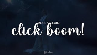 rose villain  click boom testolyrics  sanremo 2024 [upl. by Reseda]