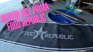 NCL Prima Food Republic Review [upl. by Gebelein]