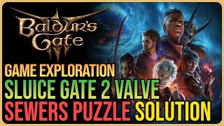 Sluice Gate Puzzle Baldurs Gate 3 [upl. by Caddaric947]