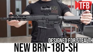 A New Brownells BRN180 300 Blackout Upper The BRN180SH [upl. by Alexina342]