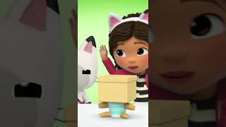 Lets Craft Benny Box With Gabby  GABBYS DOLLHOUSE [upl. by Acila]