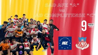 SAD AFE A vs AD Complutense C  J19 Autonómica Cadete G3  1a Parte [upl. by Shivers]