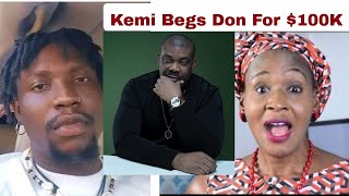 VDM Donation Nigerians Drag Kemi Olunloyo As She Beg Don Jazzy For Money vdm [upl. by Yeniar]