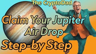 Dont Miss Out Jupiter Airdrop Explained How to Claim Your Solana JUP Tokens [upl. by Shere]