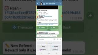 How to Withdraw BTT from Telegram Bot amp How to set up withdrawal address for BTT [upl. by Auqenahc424]