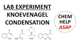 Knoevenagel condensation to make a coumarin  laboratory experiment [upl. by Hege]