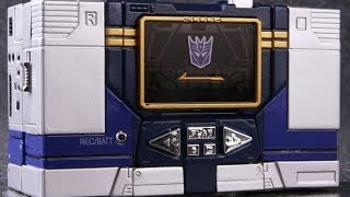 Takara Tomy Transformers Masterpiece MP13 Soundwave HD Action Figure Review  wwwTekSushicom [upl. by Wynny773]