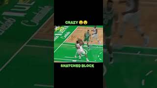 CRAZY SNATCHED BLOCK 😧😧nbaregularseason subscribers boston [upl. by Anomis]