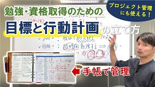 【目標設定】勉強・資格取得のための目標と計画の立て方 [upl. by Mommy]