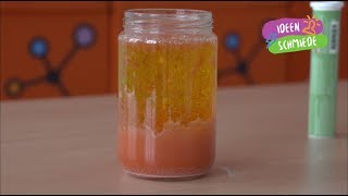 Lavalampe  Experiment mit Wasser und Ã–l [upl. by Eirallam629]