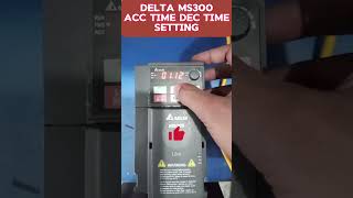 Delta MS300 Setting  vfd setting youtubeshorts viral delta [upl. by Bradwell58]