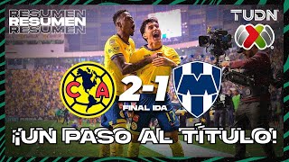 HIGHLIGHTS  América 21 Monterrey  Liga Mx AP2024  Final IDA  TUDN [upl. by Uthrop502]