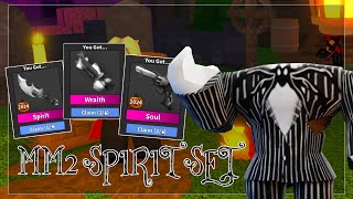 MM2 SPIRIT SET MONTAGE AS JACK SKELLINGTON MM2 HALLOWEEN 2024 [upl. by Lertnek]