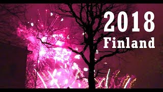 FIREWORKS  ILOTULITUS  HELSINKI UUSI VUOSI 2018 [upl. by Oruam]