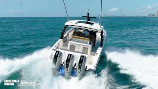 2024 Boston Whaler 420 Outrage Sea Trial Offshore Near Fort Lauderdale [upl. by Barcus]