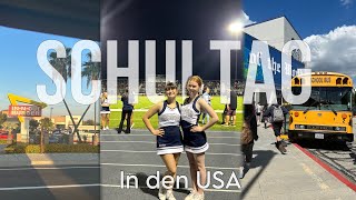 Schultag in den USA als Austauschschüler 📣 Auslandsjahr 2324 [upl. by Ellehcan601]