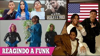 GRINGOS REAGINDO A FUNK 🇺🇸 SURTADA ONDA DIFERENTE GAIOLA É O TROCO [upl. by Baiel]