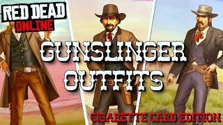 GUNSLINGER OUTFITS Red Dead Online Cigarette Card Edition [upl. by Onairelav647]