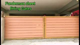 fundermax HPL sheet gates [upl. by Rochelle]