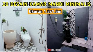 20 DESAIN KAMAR MANDI MINIMALIS UKURAN 15X15M  LINK PEMBELIAN PRODUK ADA DI DESKRIPSI [upl. by Chandler]