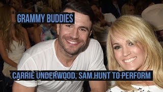 Carrie Underwood Sam Hunt Will Share Grammy Stage [upl. by Deragon]