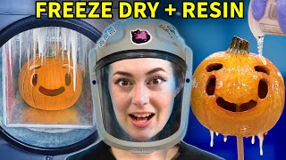 Will Freeze Drying  Resin Preserve a Pumpkin Forever [upl. by Ellac]