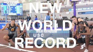 2018 NCAA Indoor Track Championships Men’s 4x400m Relay — INDOOR WORLD RECORD [upl. by Tadd]