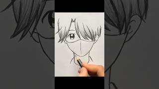 Easy anime drawing  How to draw anime step by step [upl. by Llenet]