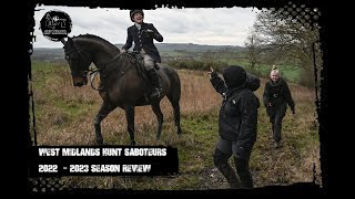 West Midlands Hunt Saboteurs 2022  2023 season review [upl. by Llenal]