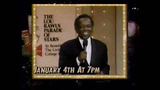 1991 WTKR Promo Lou Rawls Parade of Stars [upl. by Fechter]