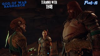 Teaming with THOR  God Of War Ragnarok [upl. by Ahsirhcal]