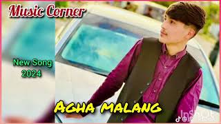 Agha Malang New Song2024 👑🌷 da gham di sodagar yam ❤🥀 آغا ملنگ نیو سونگ [upl. by Weidar]