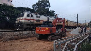 Bengaluru Suburban Rail Mallige Line Ongoing Work at Mathikere [upl. by Puritan]