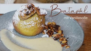 Bratapfel mit Vanillesoße  Häussler Rezepte [upl. by Damaris703]