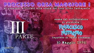 Francesco Pattarino 30 Maggio 1996 Processo Orsa Maggiore I Parte Terza [upl. by Waxler]