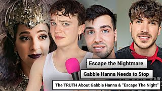 escape the nightmare lore explained gabbie hanna vs joey graceffa vs daniel preda [upl. by Airrat486]