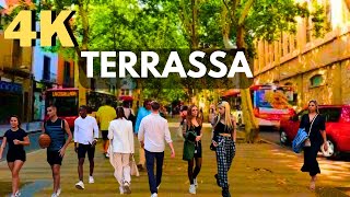 La Rambla de Terrassa Barcelona Province Spain 4K barcelona terrassa city spain larambla [upl. by Combes]