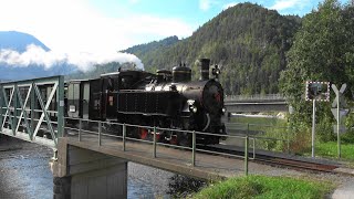 🌲🌲Wälderbähnle in Vorarlberg mit🚂 Uh102 Dampflok und Diesellokbespannung 2092 [upl. by Zetana6]