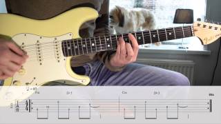 Guitar Tutorial Waves  Mr Probz [upl. by Zarger]