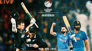 NZ VS IND  CHAMPIONS TROPHY  MATCH 3 [upl. by Arriek539]