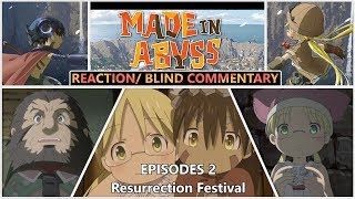 Made In Abyss Dub Episode 2 quotResurrection Festivalquot Blind Reaction [upl. by Trometer]