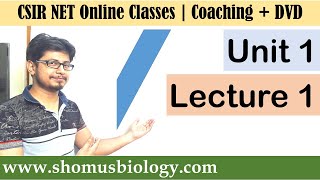 CSIR NET life science lectures  Unit 1 Lecture 1 biochemistry [upl. by Arlin642]