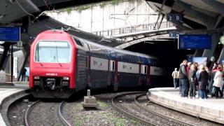 20120421 Trainspotting at Stadelhofen Zurich 1080p [upl. by Duck]