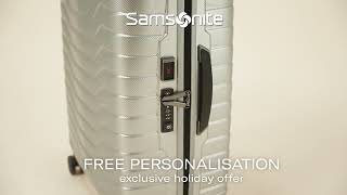 Samsonite  Travel is a gift  Shop our personalised gifts [upl. by Drusy]