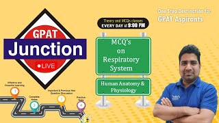 GPAT JUNCTION  Respiratory System HAP MCQs  GPAT 202425 gpat2024gpat2025 🎯✍️ [upl. by Teodoor464]