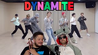 BTS 방탄소년단 Dynamite Dance Practice REACTION [upl. by Linnea]