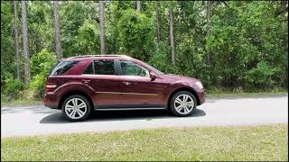 Barolo Red Metallic 2010 Mercedes ML350 4Matic Driving 05272024 [upl. by Shaddock273]