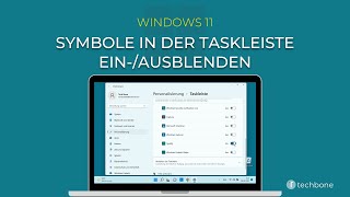 Symbole in der Taskleiste einausblenden Windows 11 [upl. by Ninnette]