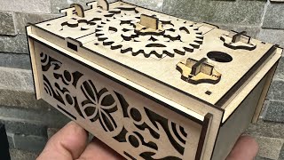 Xtool D1 Pro 5w 🔥 Free Project  Jewelry Box 🗃️ Almost Perfect Broke A Few Pieces During Assembly [upl. by Ydissahc569]