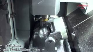 Fünfachsige HSCBearbeitung einer Kugel  Simultaneous machining of an aluminum sphere [upl. by Oilime347]